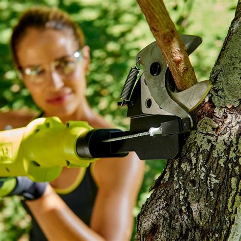 As part of the Ryobi 18V ONE system of over 200 cordless tools for the home, garden, automotive, crafting and much more, the Ryobi 18V ONE OLP1832BX Cordless Handheld Pruner is perfect for effortless cutting of small branches, even in hard-to-reach areas. . Ryobi lopper